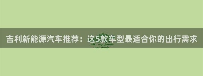 球盟会有限公司怎么样：吉利新能源汽车推荐