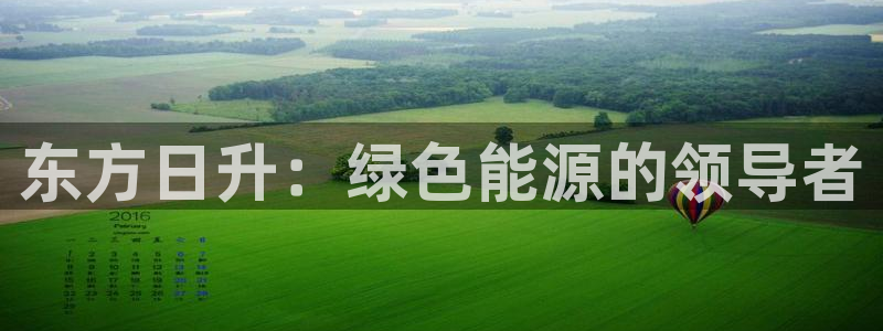 球盟会综合体育平台怎么样:东方日升:绿色能源的领导者