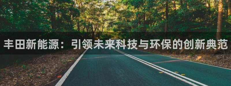 球盟会app最新地址在哪:丰田新能源:引领未来科技与环保的创